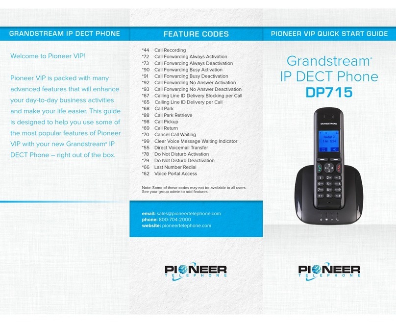 Grandstream Networks DP715 User manual