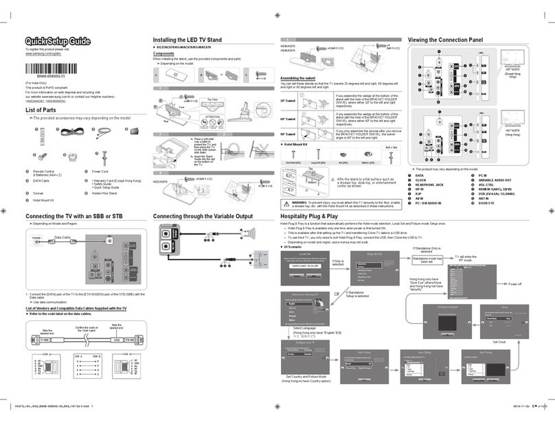 Samsung HG40AC670 User manual