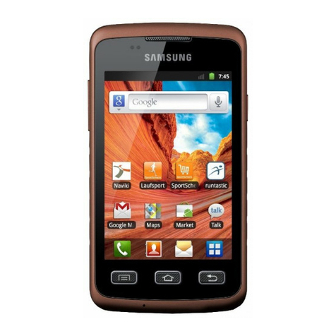 Samsung Galaly Rugby User manual