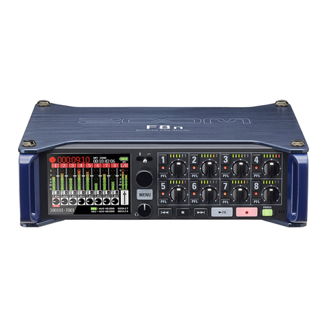 Zoom F8n Operation manual