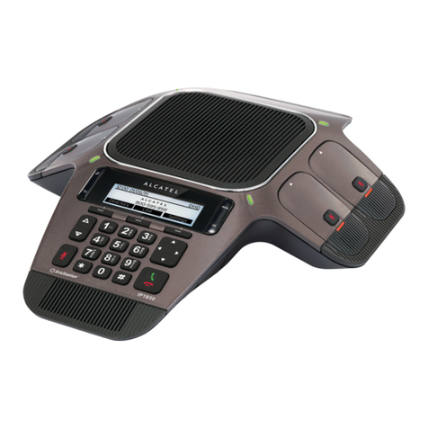 Alcatel Conference IP1850 quick start guide