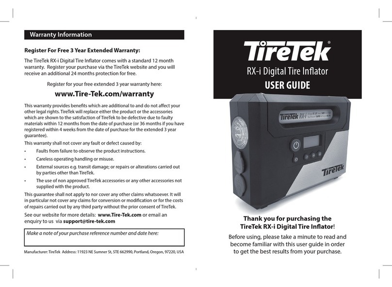 TireTek RX-i user guide