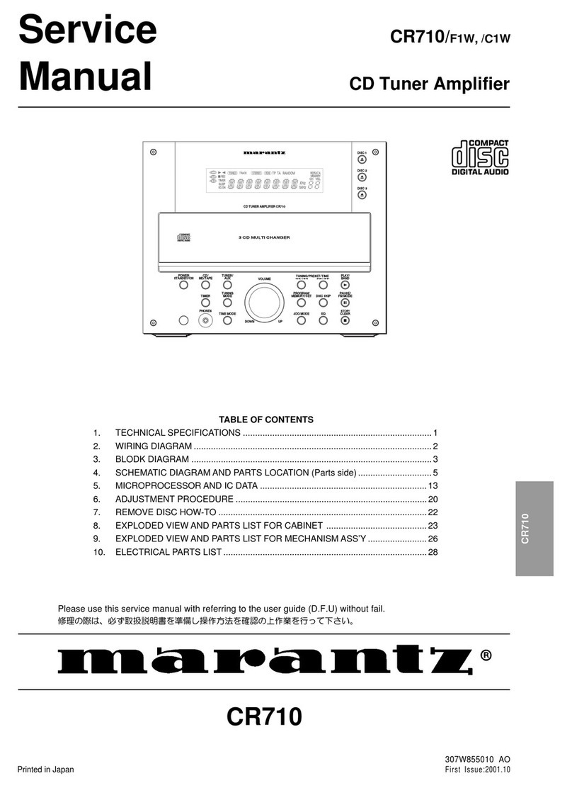 Marantz CR710/F1W User manual