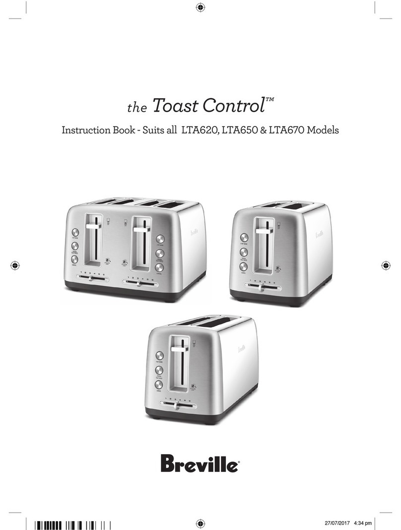 Breville Toast Control LTA620 Instruction book