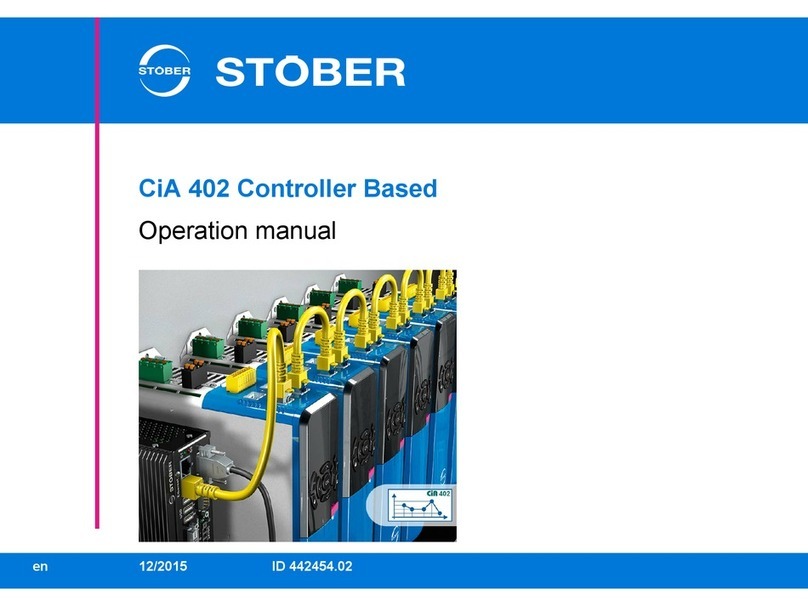 Stober CiA 402 Operation manual