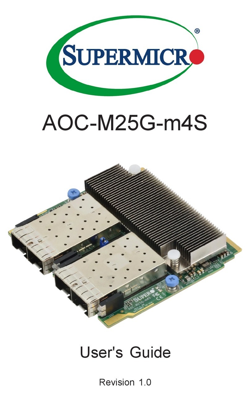 Supermicro AOC-M25G-m4S User manual