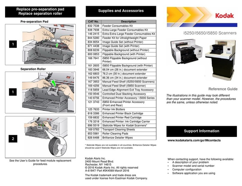 Kodak i5250 reference guide