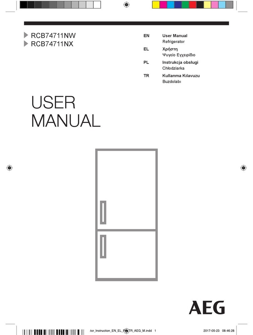 AEG RCB74711NW User manual