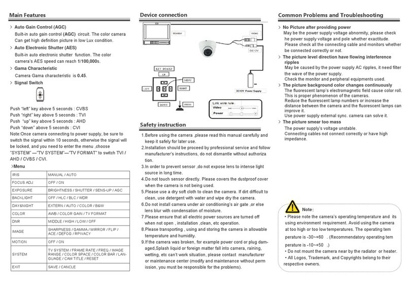 COP-USA CD47IR-4N1S User manual