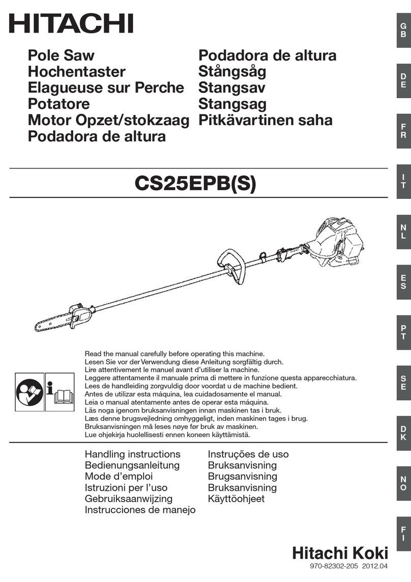 Hitachi CS25EPBS User manual