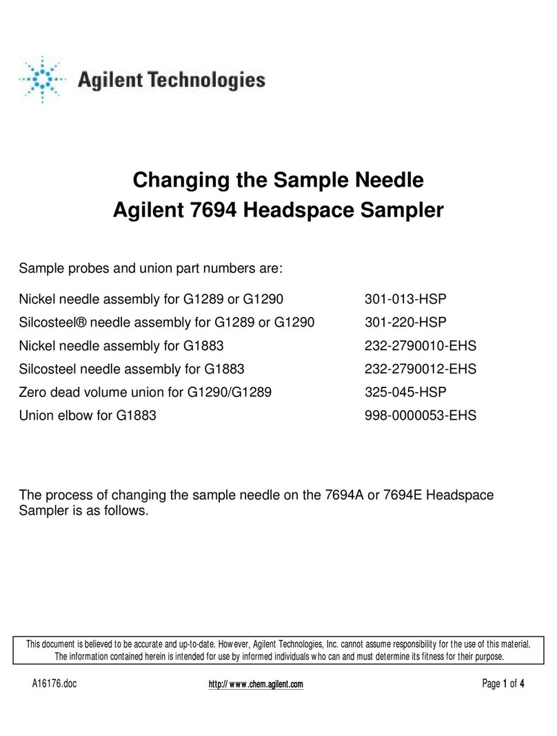 Agilent Technologies 7694 User manual