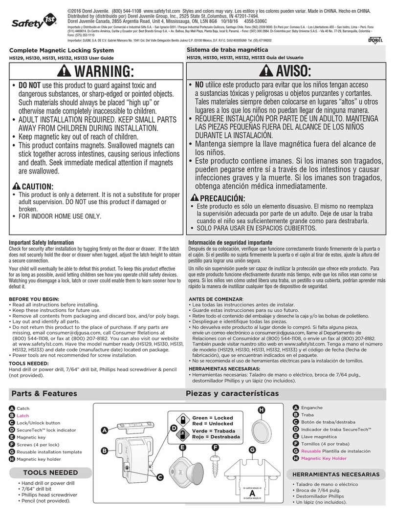 Safety 1st HS129 user guide