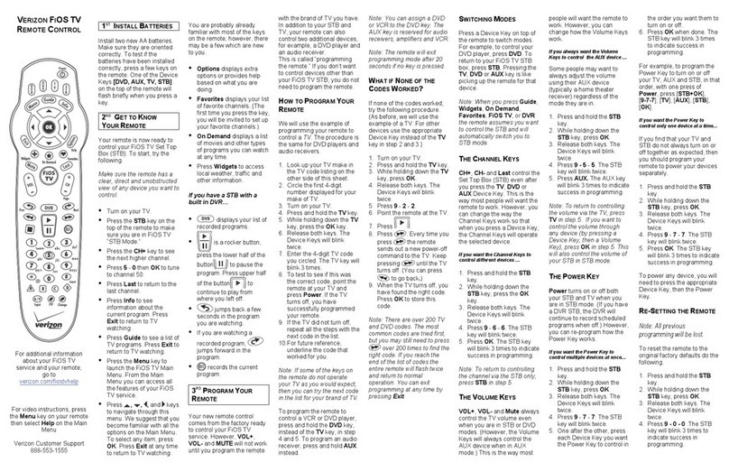 Verizon FiOS TV User manual