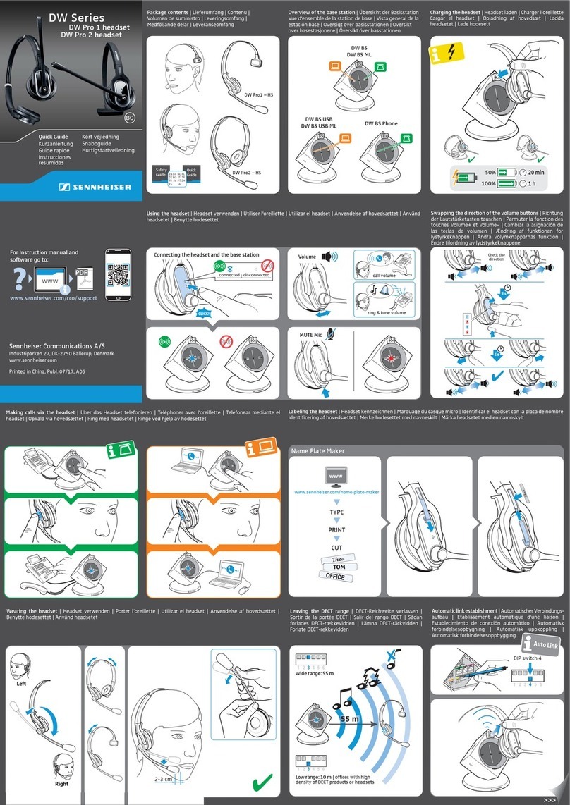 Sennheiser DW Pro 1 quick guide