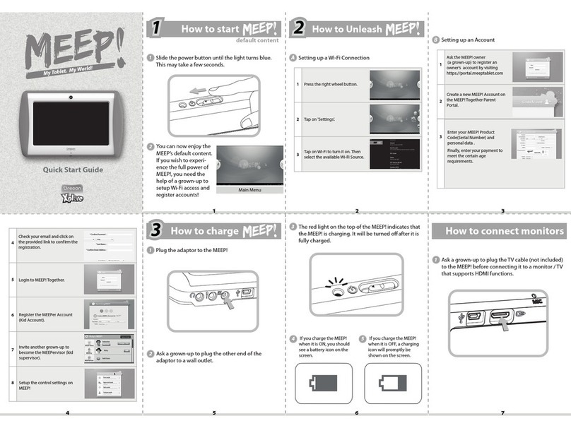 Oregon Scientific meep User manual