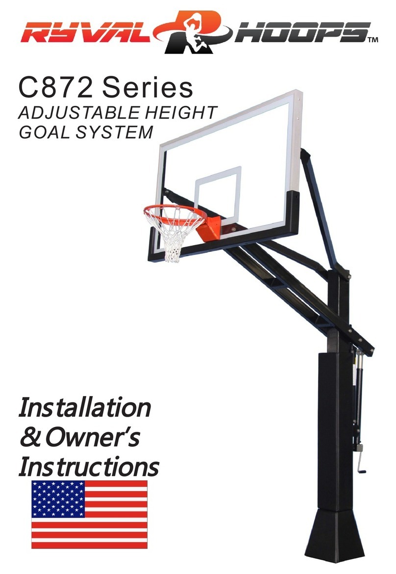 Ryval Hoops C872 Series Installation & owner's instructions Ryval Hoops C872 Series Installation & owner's instructions