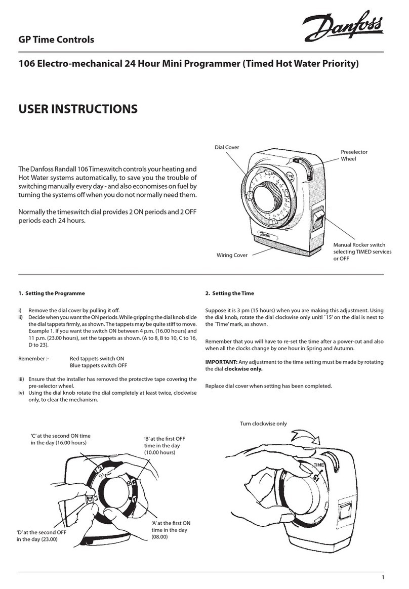 Danfoss 106 User instructions