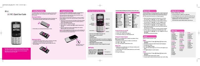 LG 100C User manual