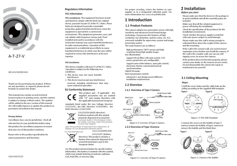 Panasonic A-T-27-V user manual
