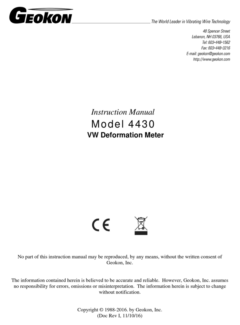 Geokon 4430 instruction manual