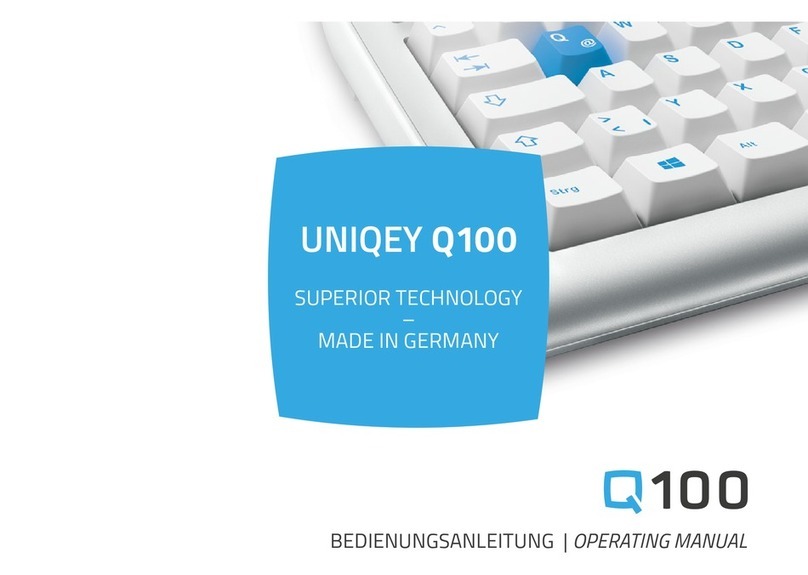 GMK electronic design UNIQEY Q100 operating manual