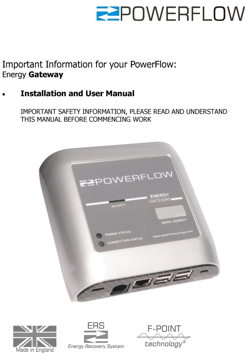 PowerFlow Energy Gateway Installation and user manual