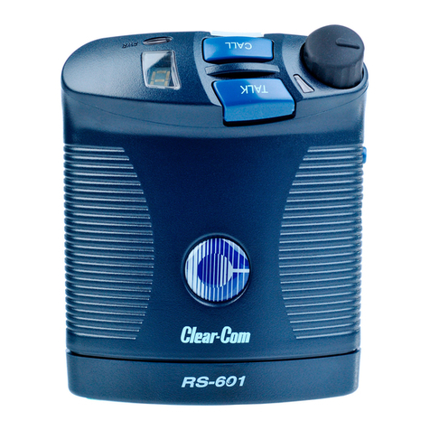 Clear-Com RS-601 User manual