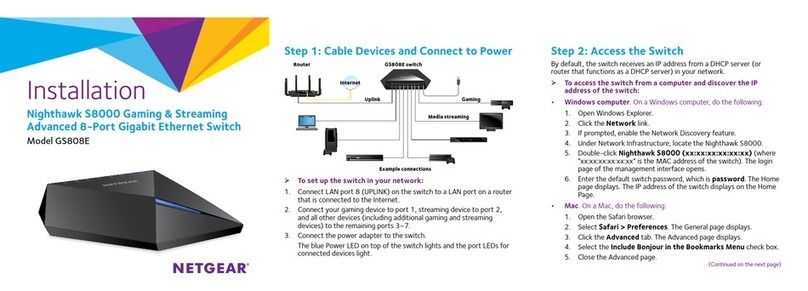 NETGEAR Nighthawk GS808E User manual