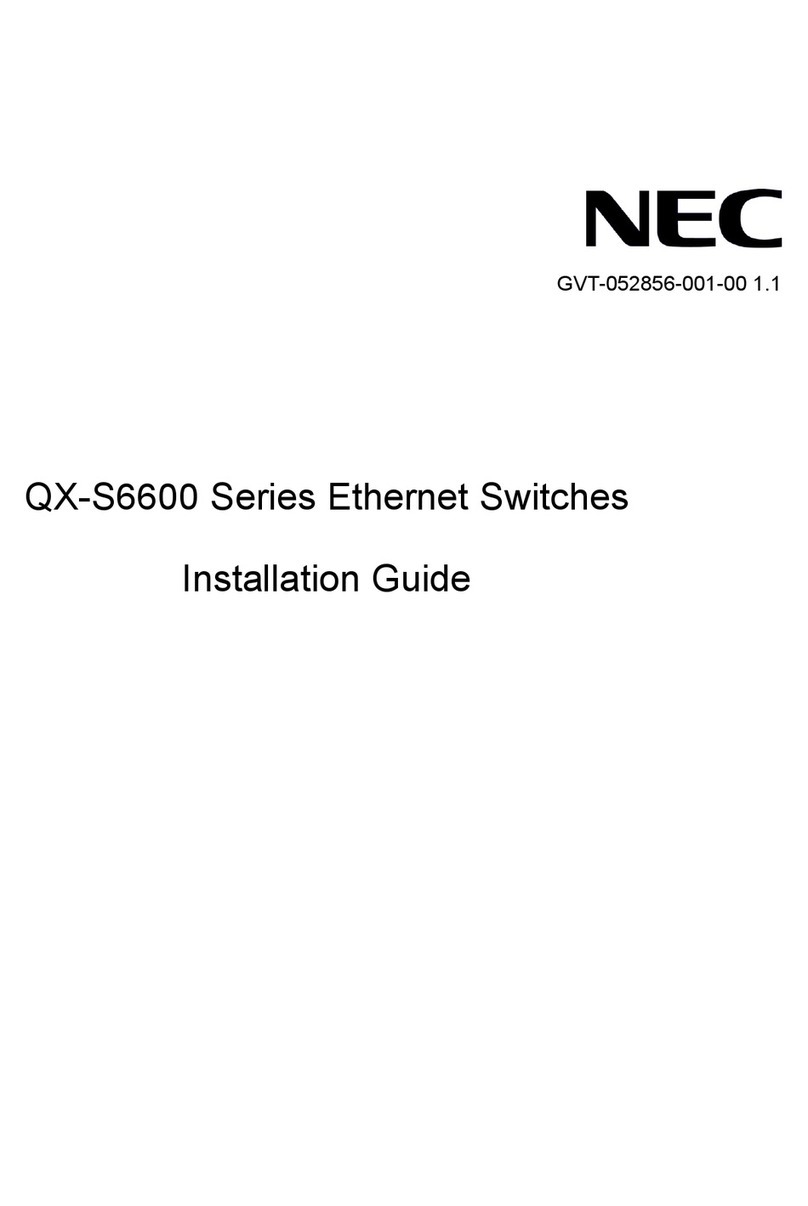 NEC QX-S6648XP-6Q User manual