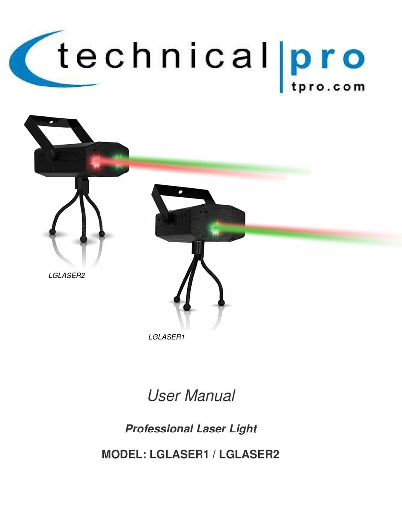 Technical Pro LGLASER2 user manual