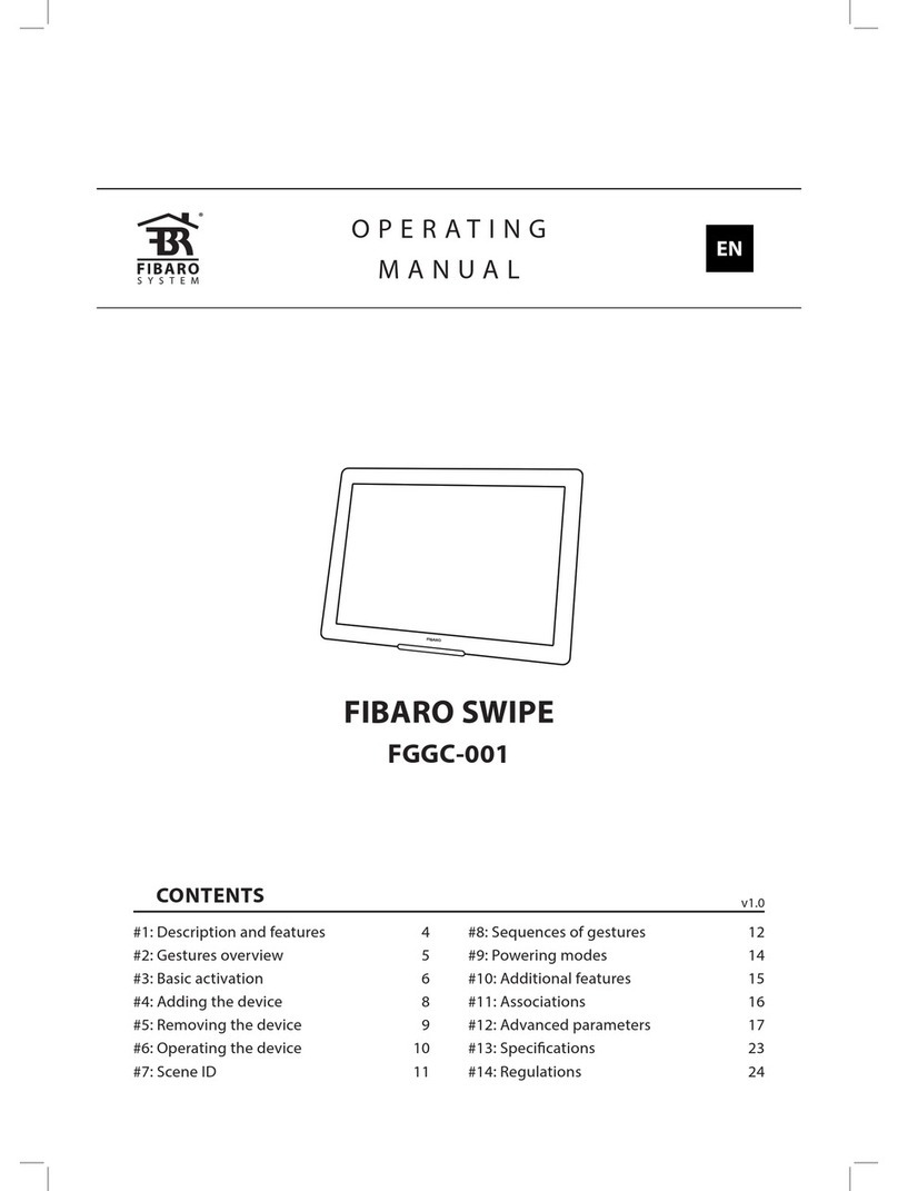 FIBARO SWIPE FGGC-001 User manual