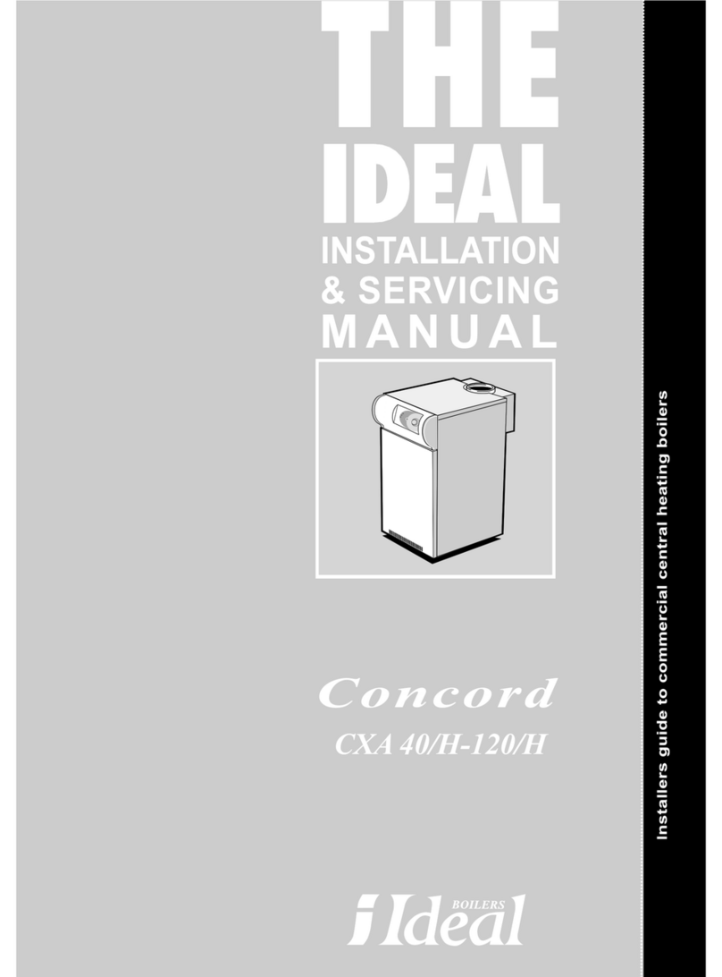 IDEAL Concord CXA 40/H User guide