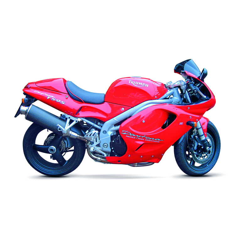 Triumph T595 Daytona User manual