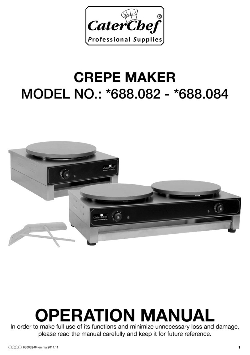 Cater Chef 688.082 Operation manual