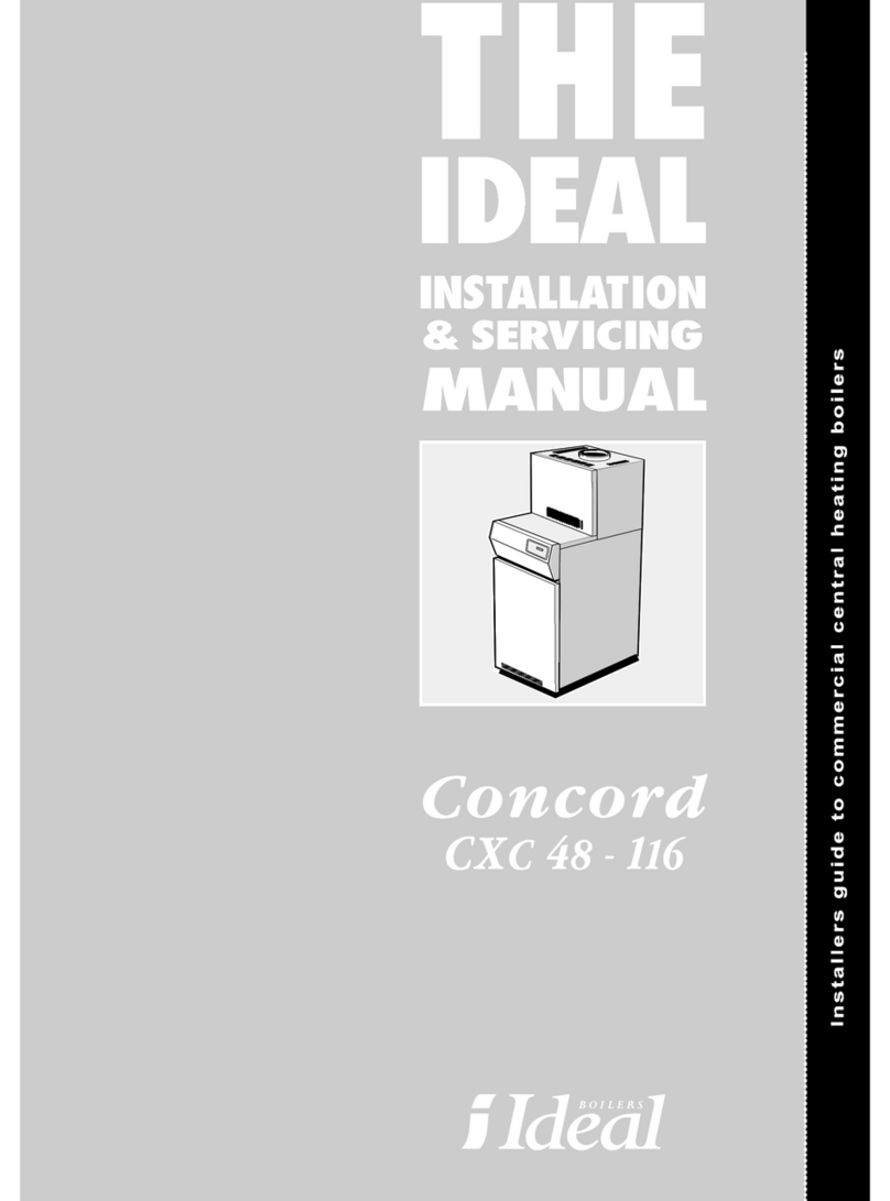 IDEAL Concord CXC 48 Installation & servicing manual