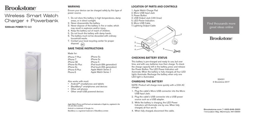 Brookstone 324331 manual