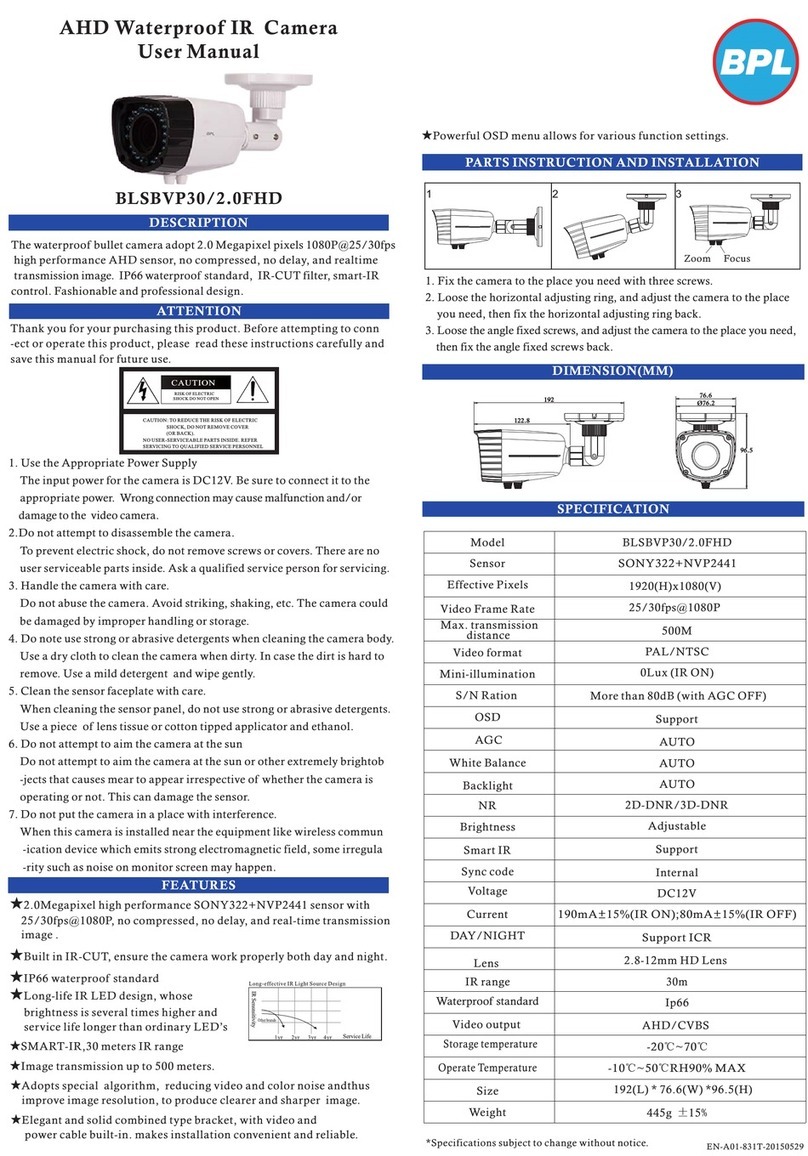 BPL BLSBVP30/2.0FHD user manual