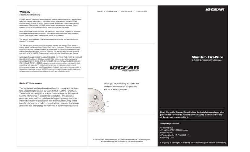 IOGear G-FH300 User manual IOGear G-FH300 User manual