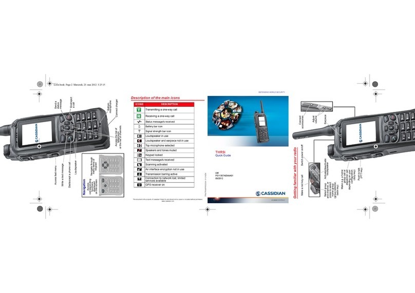 Cassidian THR9i quick guide