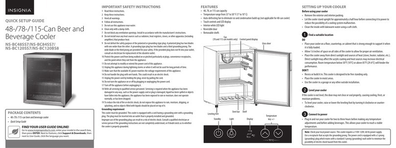 Insignia NS-BC48SS7 Quick setup guide Insignia NS-BC48SS7 Quick setup guide
