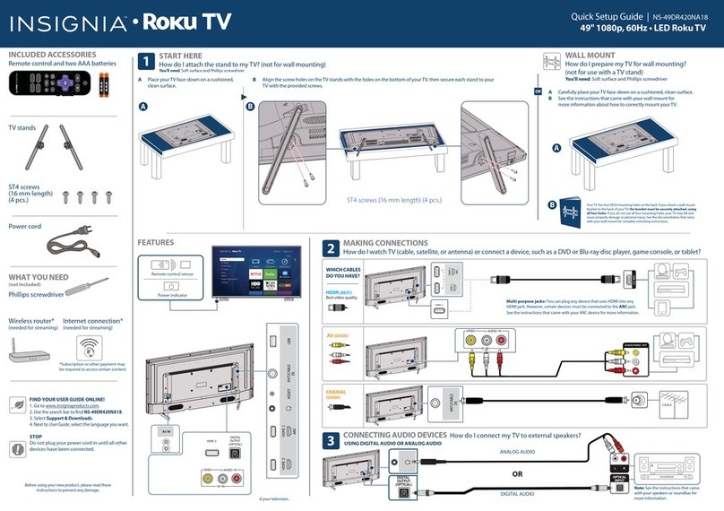 Insignia NS-49DR420NA18 User manual