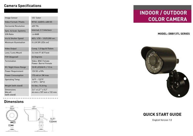 FLIR DBB13TL-PK4 User manual