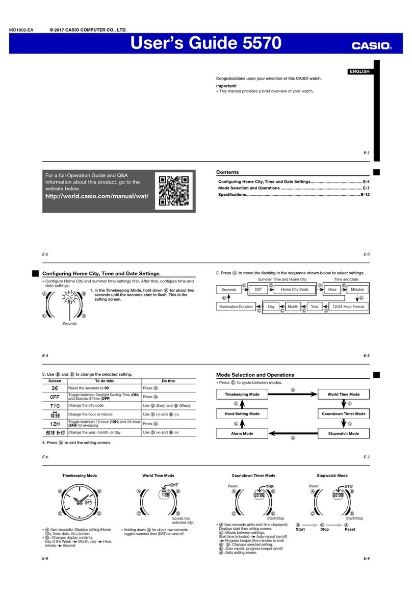 Casio 5561 User manual Casio 5561 User manual