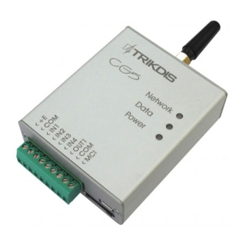 Trikdis CG5 installation manual
