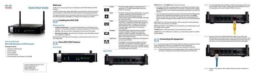Cisco Small Business RV215W User manual Cisco Small Business RV215W User manual