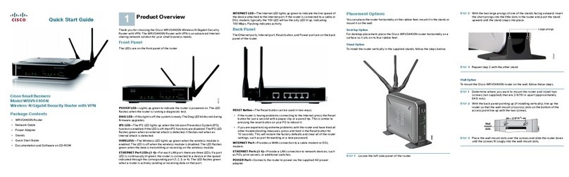 Cisco WRVS4400N - Small Business Wireless-N Gigabit Security... User manual