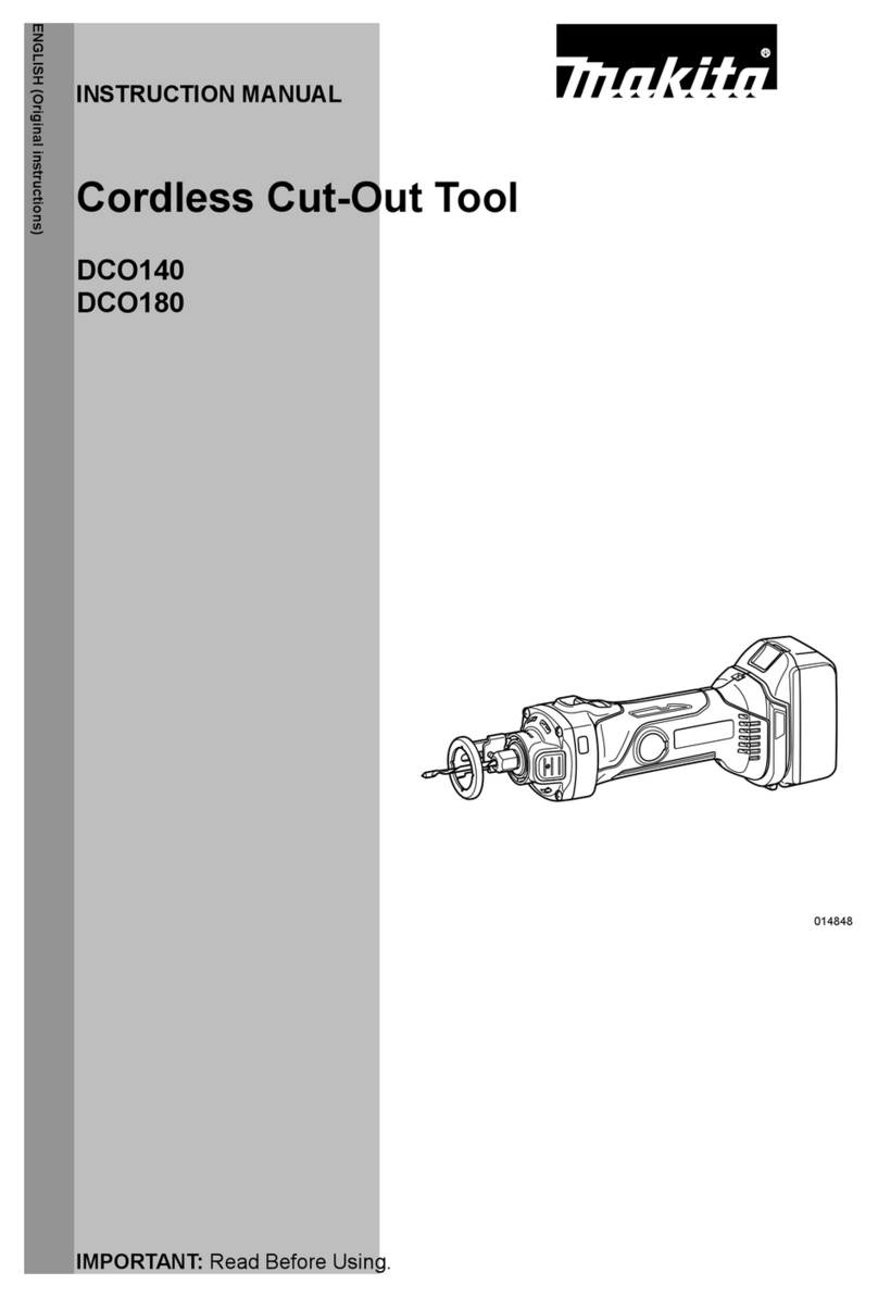 Makita DCO140 instruction manual