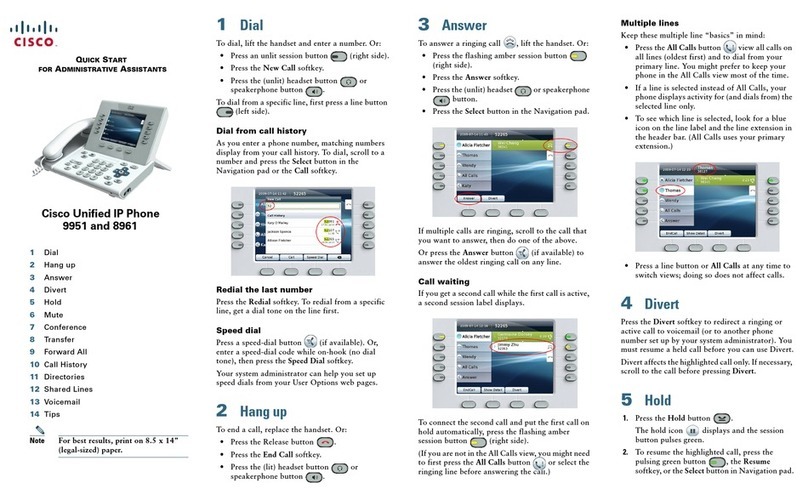 Cisco 9951 Standard User manual