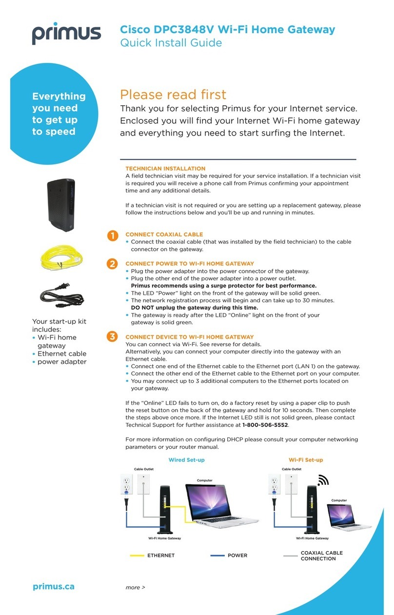 Cisco DPC3848V User manual