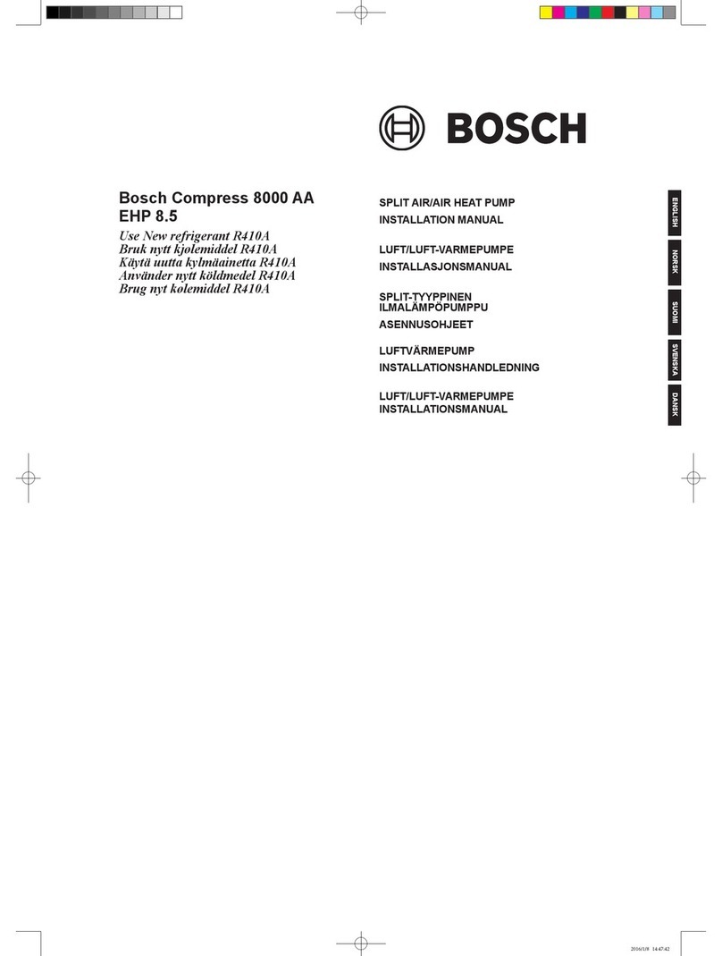 Bosch EHP 8.5 AA/I User manual Bosch EHP 8.5 AA/I User manual